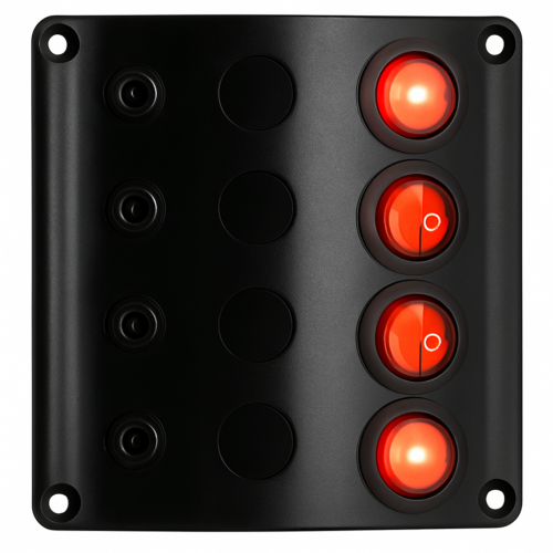 product-115651-20260612145243 Polyurethane Electric Panel with 4 Led Switches 100 x H110mm