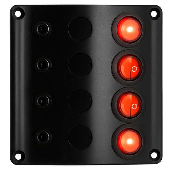 product-115651-20260612145243 Polyurethane Electric Panel with 4 Led Switches 100 x H110mm
