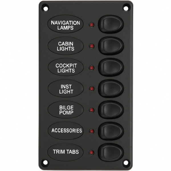 product-115653-20260612145204 Polyurethane Electric Panel with 8 Led Switches 100 x H210mm
