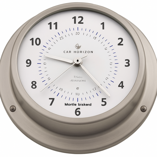 product-115988-20260612143637 Marine Clock Stainless Steel Satin 120mm Cap Horizon (by barigo)
