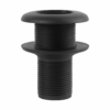 Black Thru-hull for 35mm hose