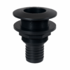 Black Thru-hull for 35mm hose