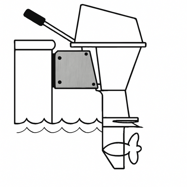 product-116809-20260612140237 Bracket Angled for outboards up to 30Kg