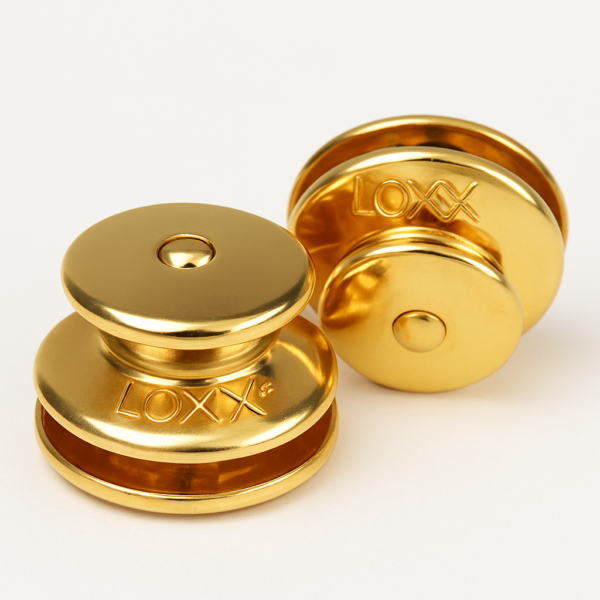 Gold Brass Loxx-Tenax spring lifting caps