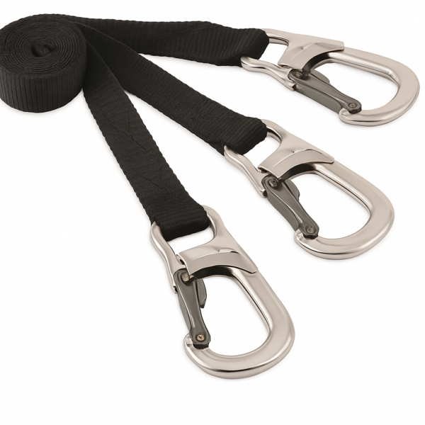 product-117379-20260612134136 Elastic Safety Line 140 - 200mm with Three Hooks
