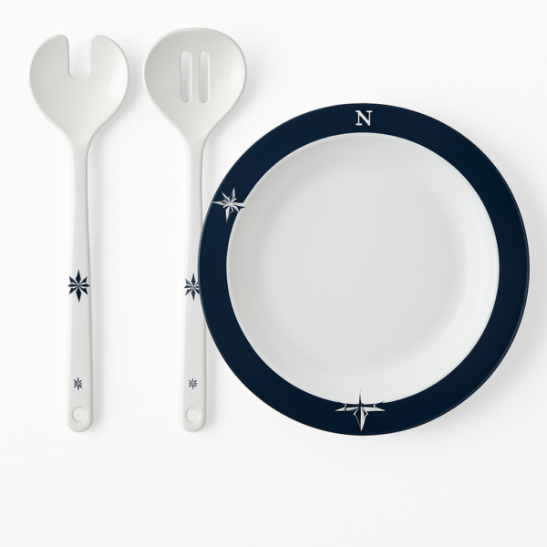 Salad bowl with serve cutlery MB Northwind