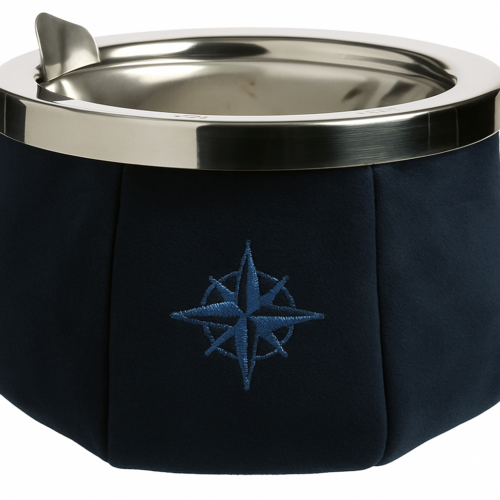 Windproof ashtray MB Suede Navy