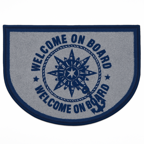 product-117890-20260612131308 Carpet "Welcome on Board" Blue 70 x 50cm