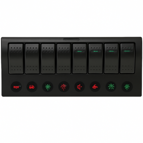 product-118184-20260612130020 Electrical Panel Startech with 8 Led switches 235 x H100mm
