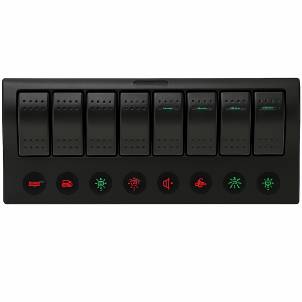 product-118184-20260612130020 Electrical Panel Startech with 8 Led switches 235 x H100mm