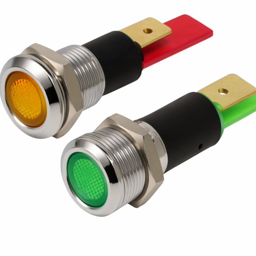 product-118620-20260612125232 Watertight Chromed Brass 12V LED pilot lights YELLOW