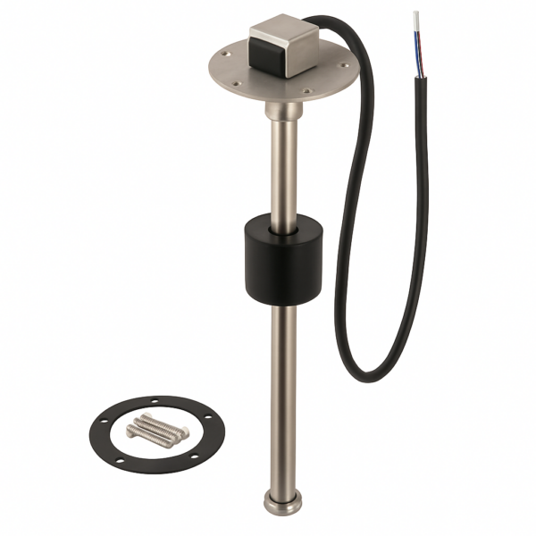 product-118908-20260612122828 ECMS Stainless Steel water and fuel level senders 12-24v / 0-190ohm - 450mm