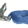 stainless20blue Stainless steel ratchet + White Webbing 25mm x 6mt -500kg