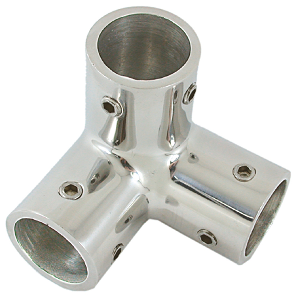 Triple Elbow D25mm Stainless Steel