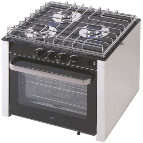 Stainless Gas Cooker with Oven Can 3-Burner