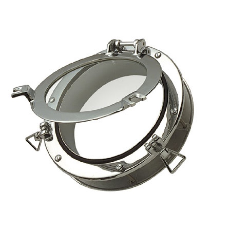 Portlight Round 470mm H50 Chromed Brass