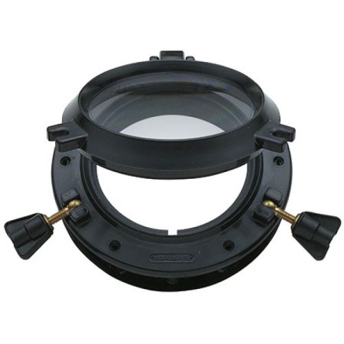 Portlights Round D320mm Cutout 260mm Nylon Black
