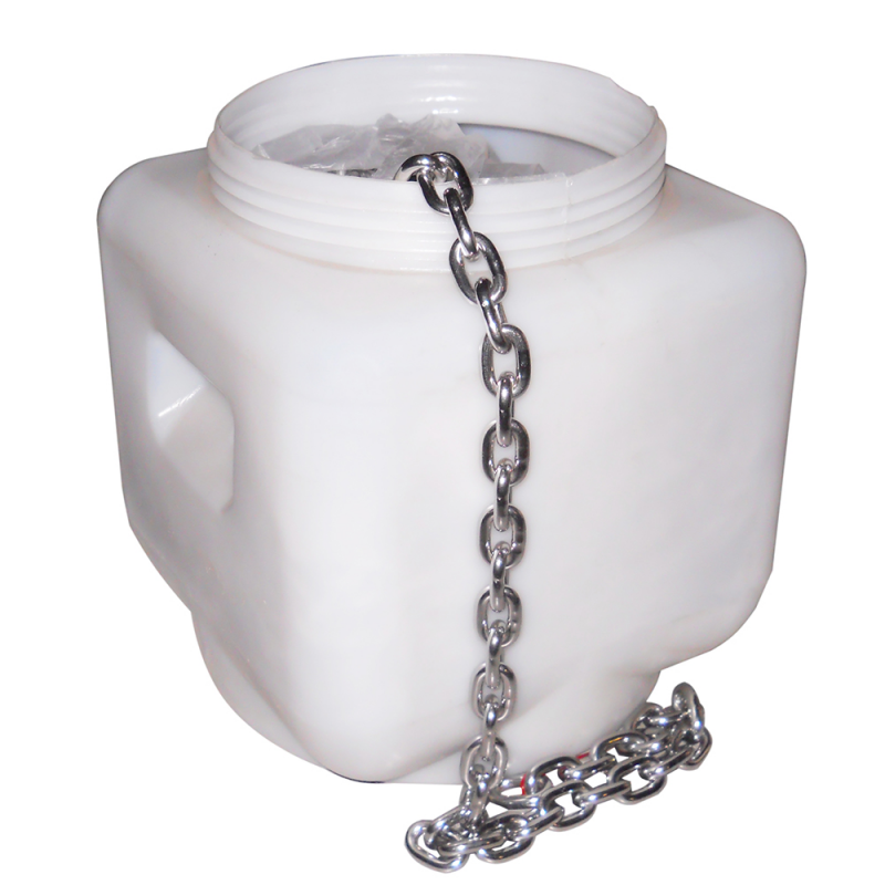 Stainless Calibrated chain 10mm x 50mt DIN 766