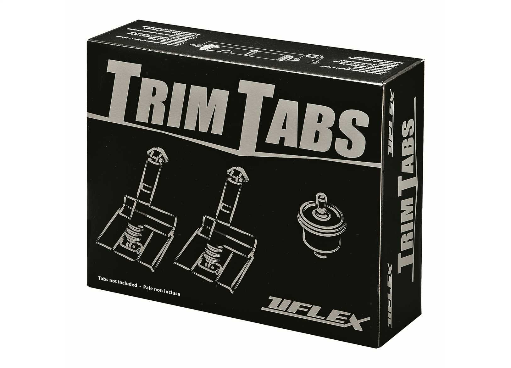 Kit Trim Tabs Uflex HI-PERF 12v