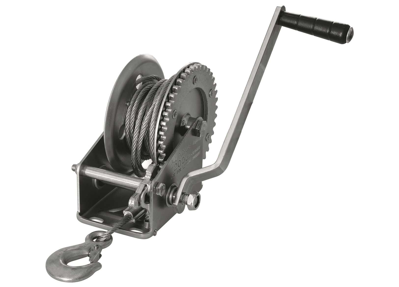 Manual Winch with Cable 4.2mt 500kg