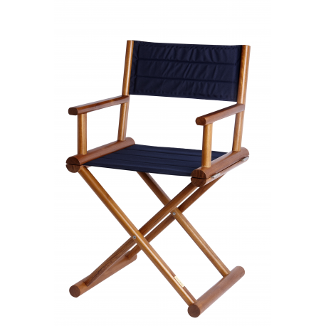 Teak Folding Chair MB Blue 52 x 48 x H90cm