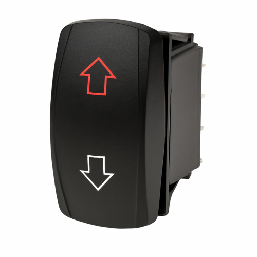 20A Up-Down Switch with 8 Terminals (On-Off-On)